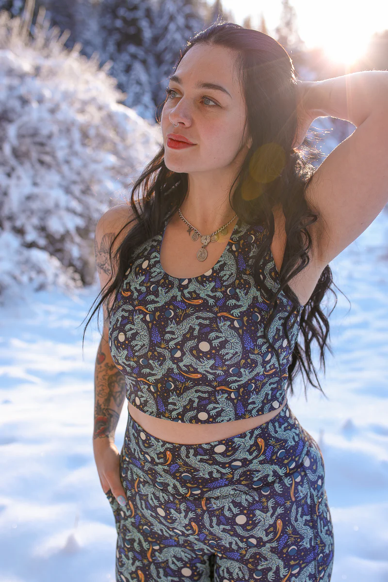 Commit Crop Top | Dancing Lupine/Equinox - Image 4