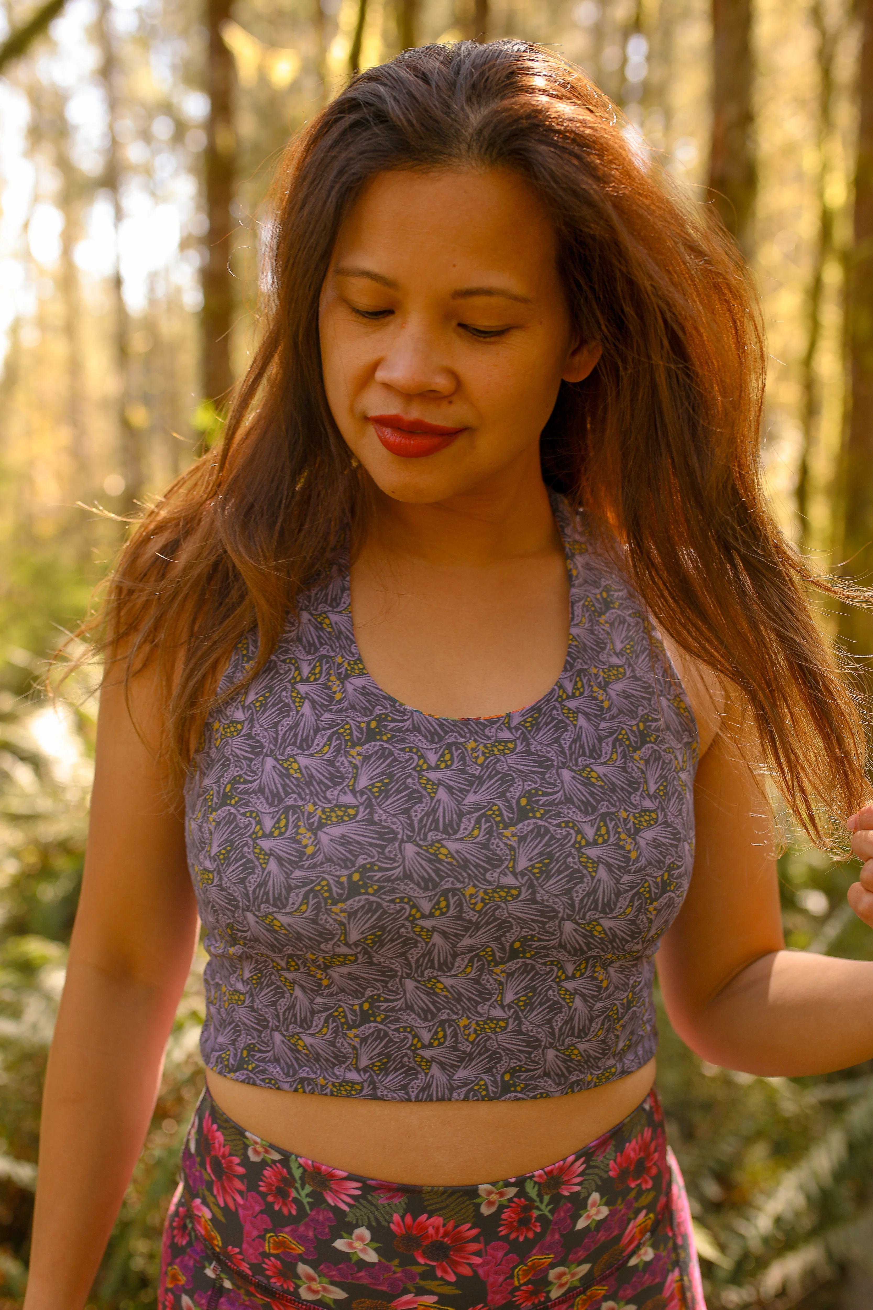 Commit Crop Top | Gold Dust Woman/Fairytale - Image 3