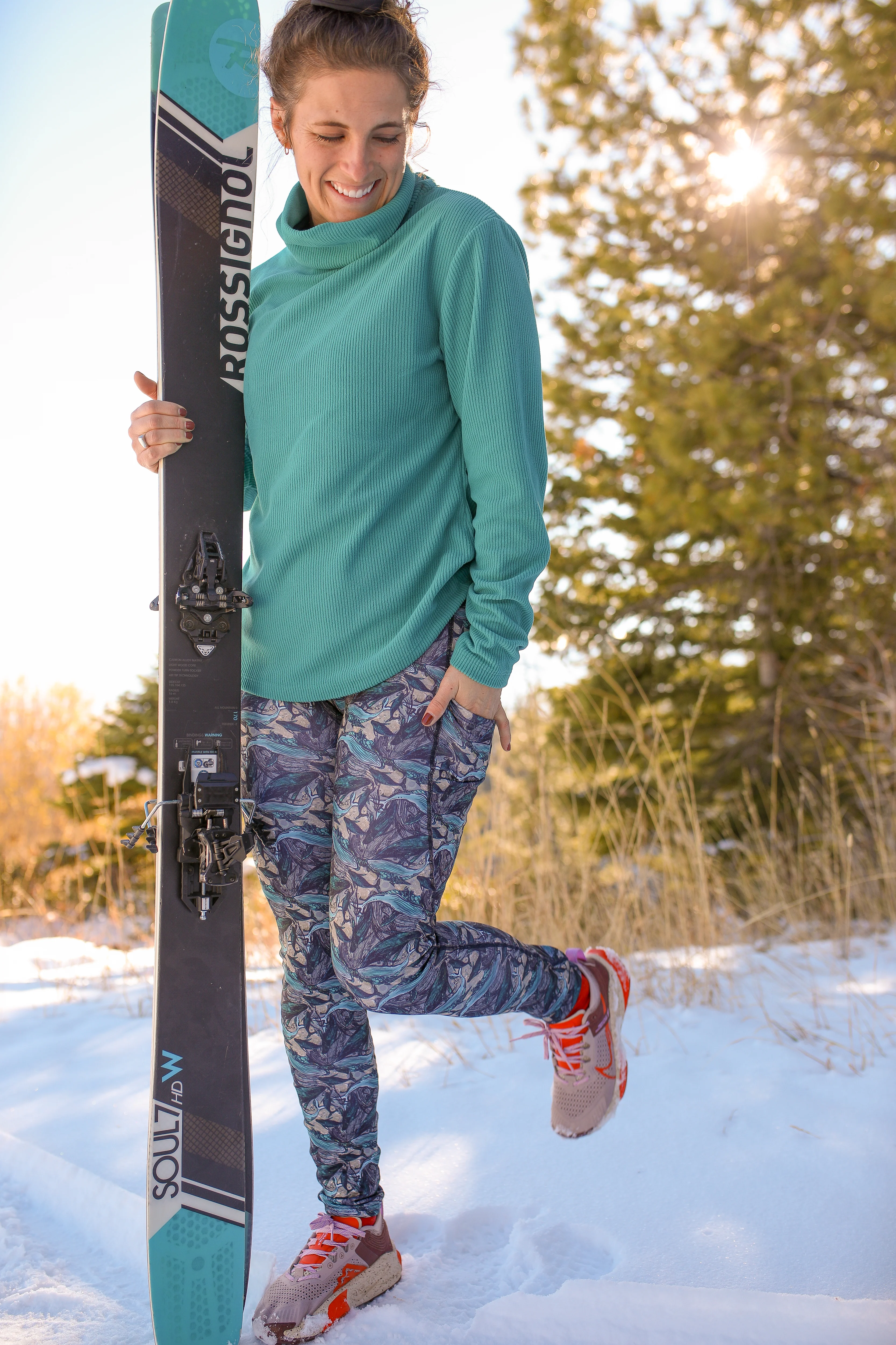 Go There Fleece Legging | Oh Whale - Image 4