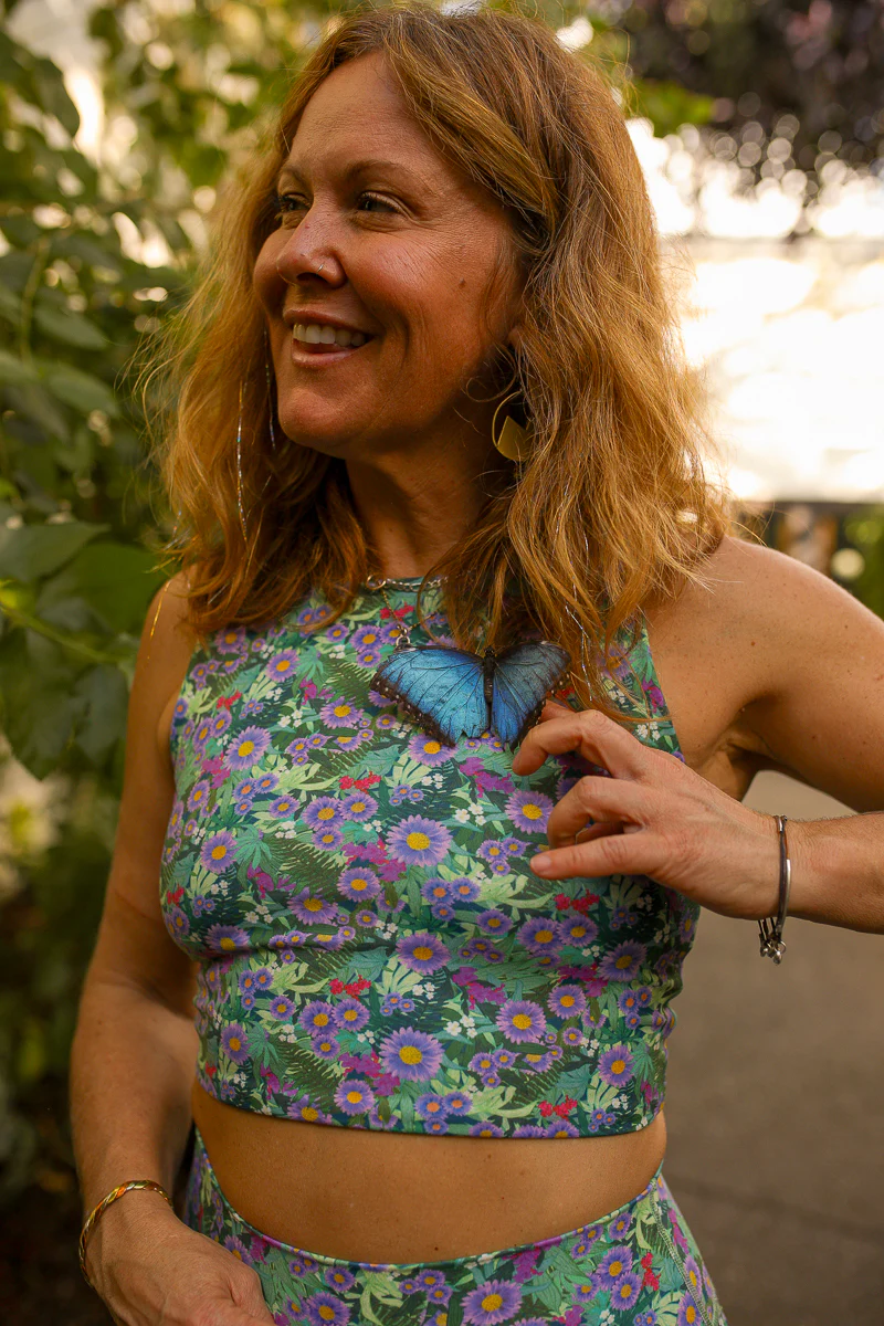 Push On Crop Top | Asterpiece/Blueprint - Image 3