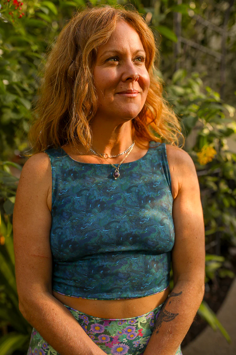 Push On Crop Top | Asterpiece/Blueprint - Image 6