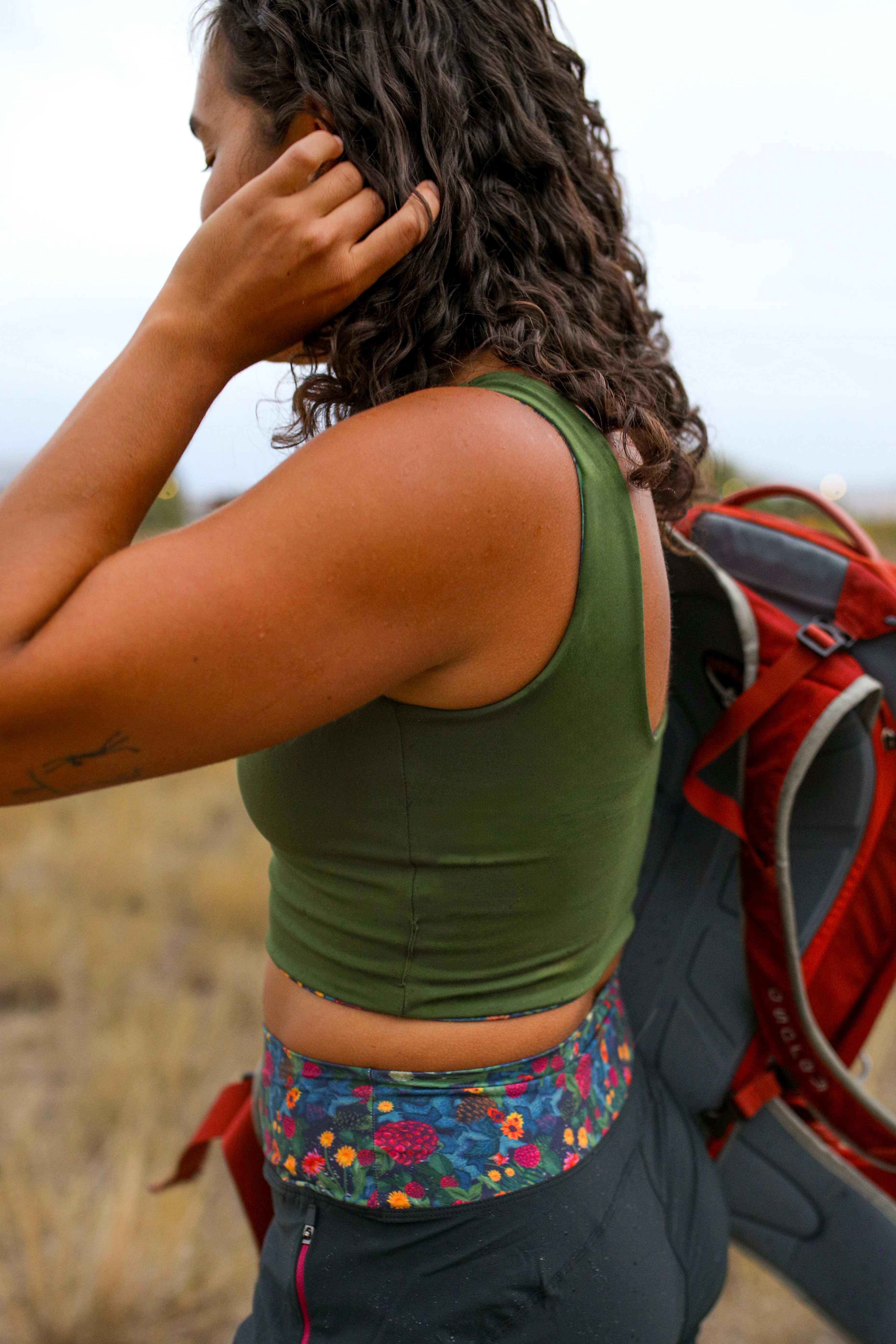 Push On Crop Top |Berry Bush/Ranger - Image 7